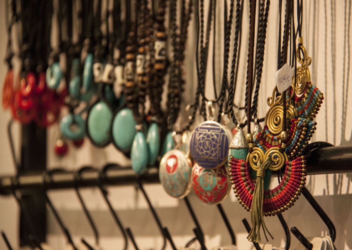 Ručne robené strieborné šperky z Nepálu